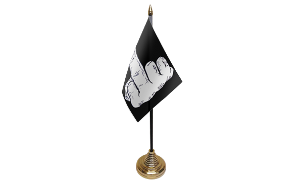 Middle Finger Table Flags